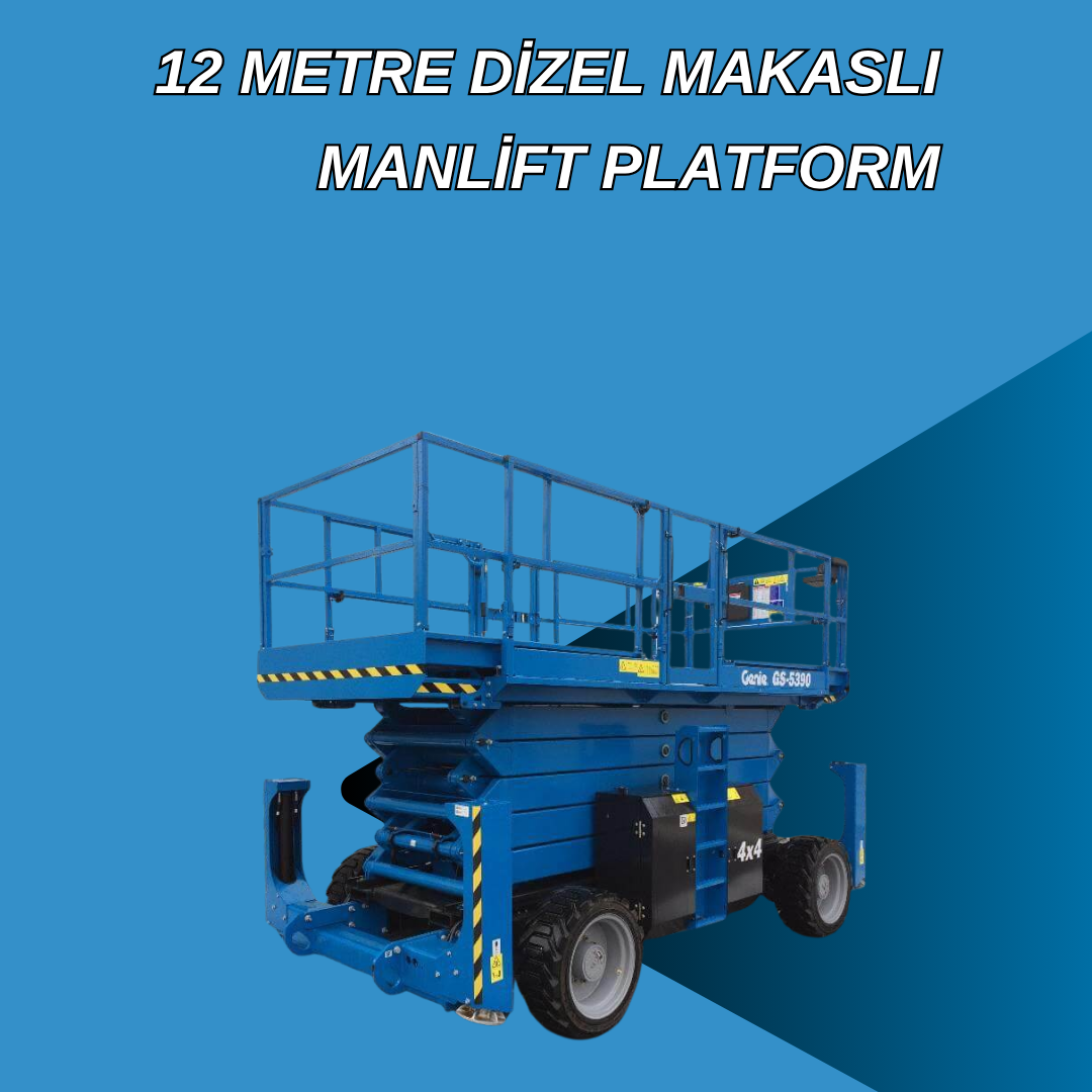 12 metre dizel makasli manlift platform 5