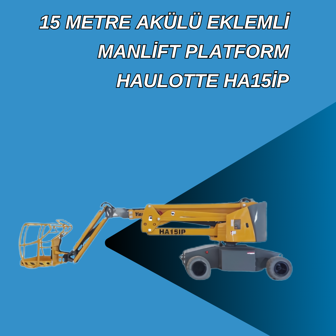 15 metre akulu eklemli manlift platform haulotte ha15ip 4