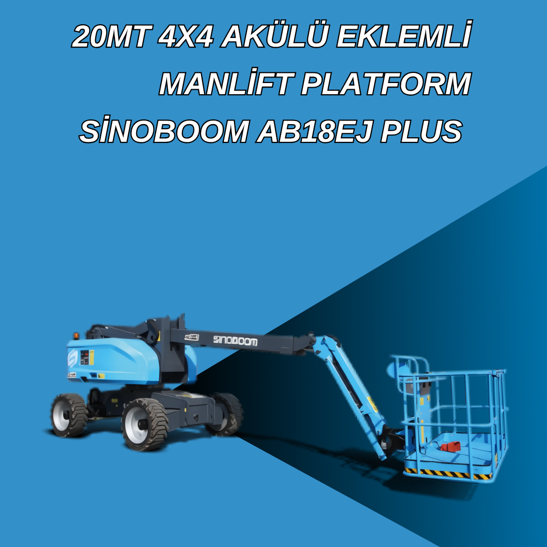 20mt 4x4 akulu eklemli manlift platform sinoboom ab18ej plus 2