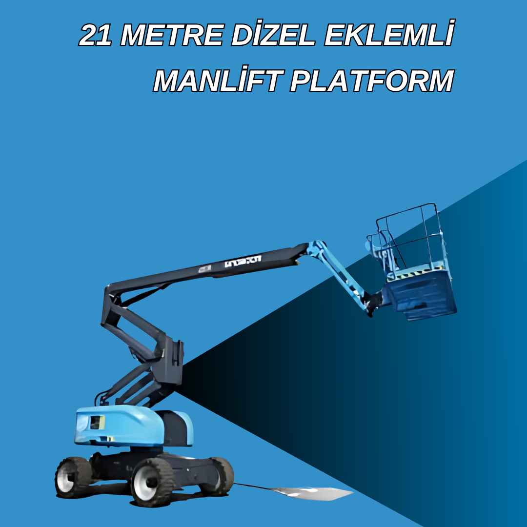 21m 4x4 dizel eklemli manlift platform sinoboom ab18j 2