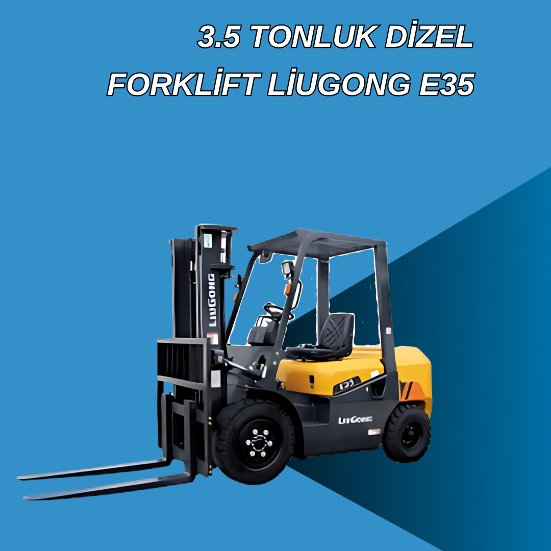 3.5 tonluk dizel forklift liugong e35 2