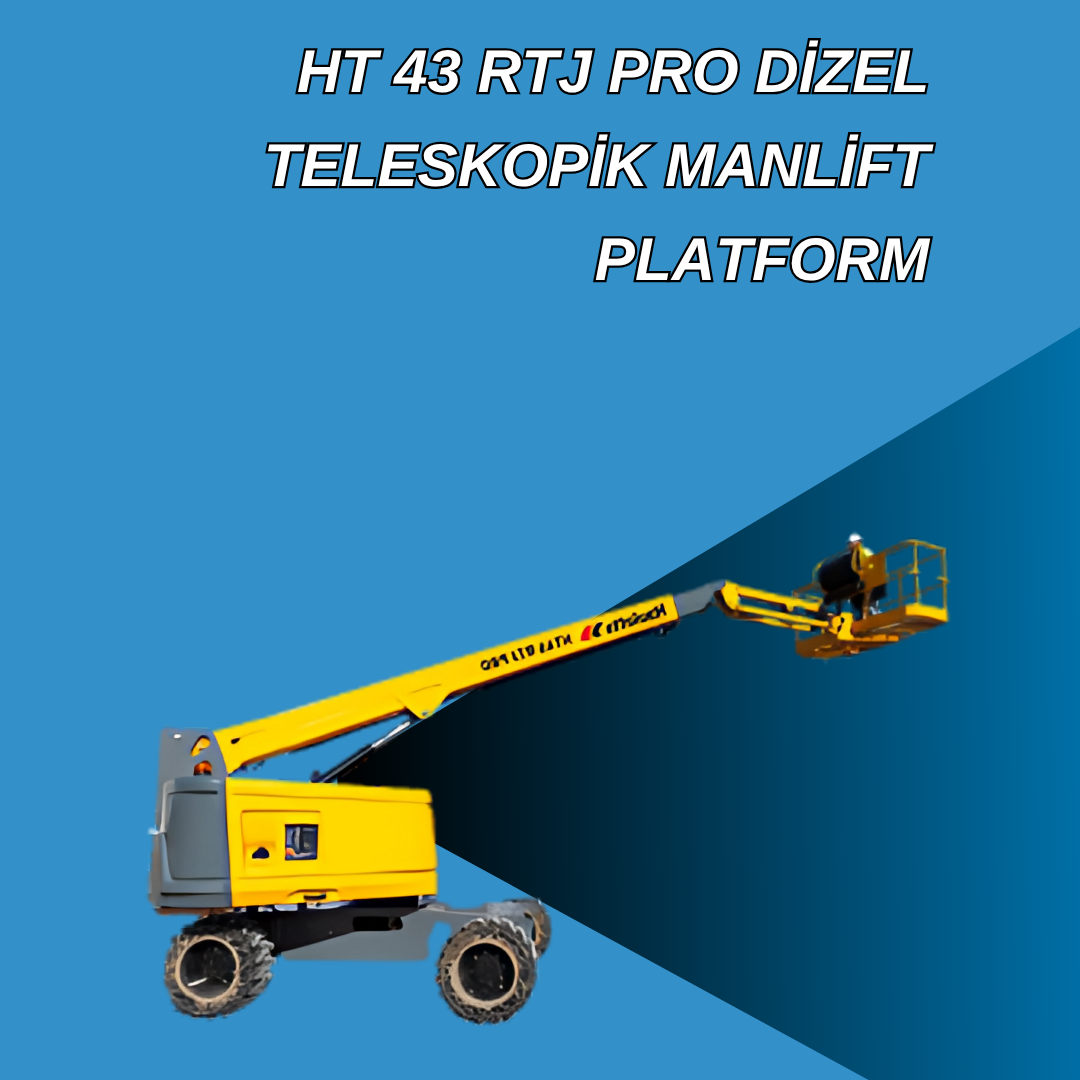 hat 43 rtj pro dizel teleskopik manlift platform