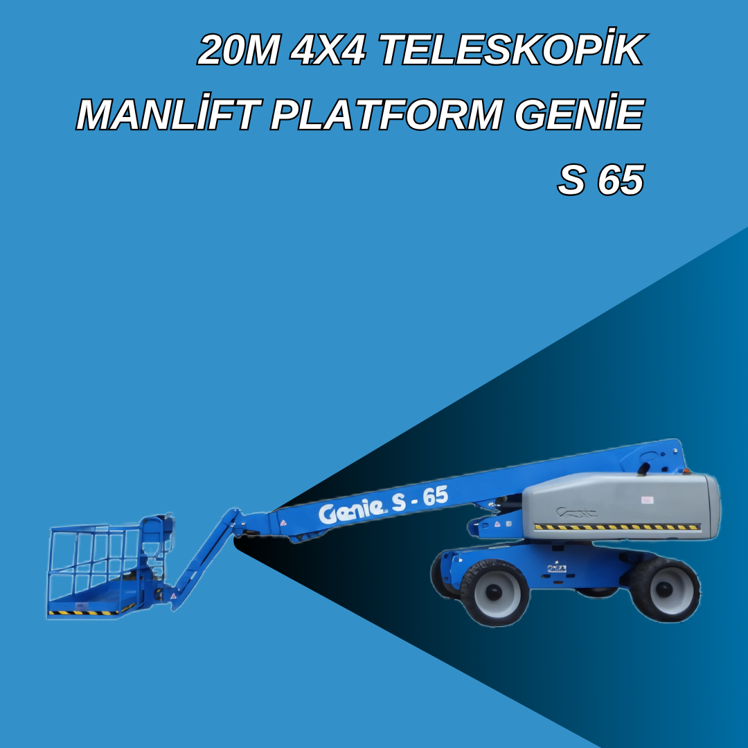 20m 4x4 teleskopik manlift platform genie s 65 1