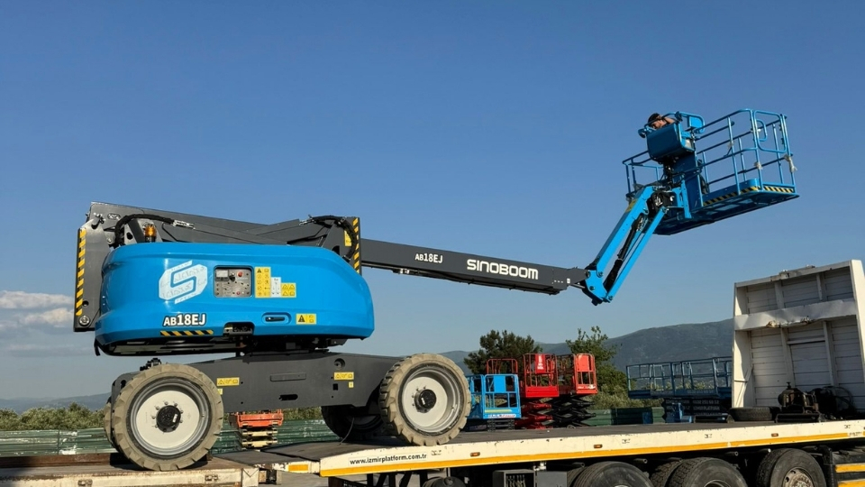 makaslı manlift kiralama izmir